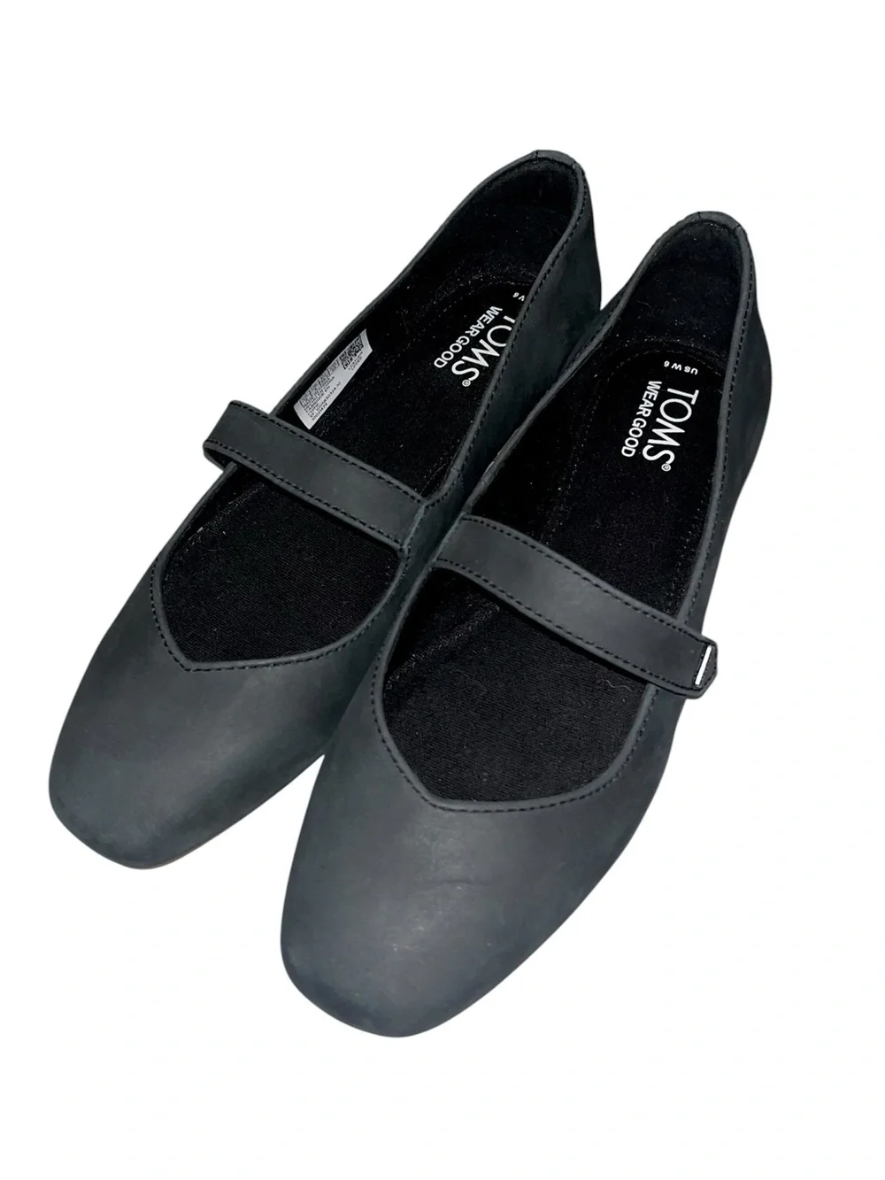 🌟NWOT🌟 TOMS Bianca Black Mary Jane Flats - Size 6